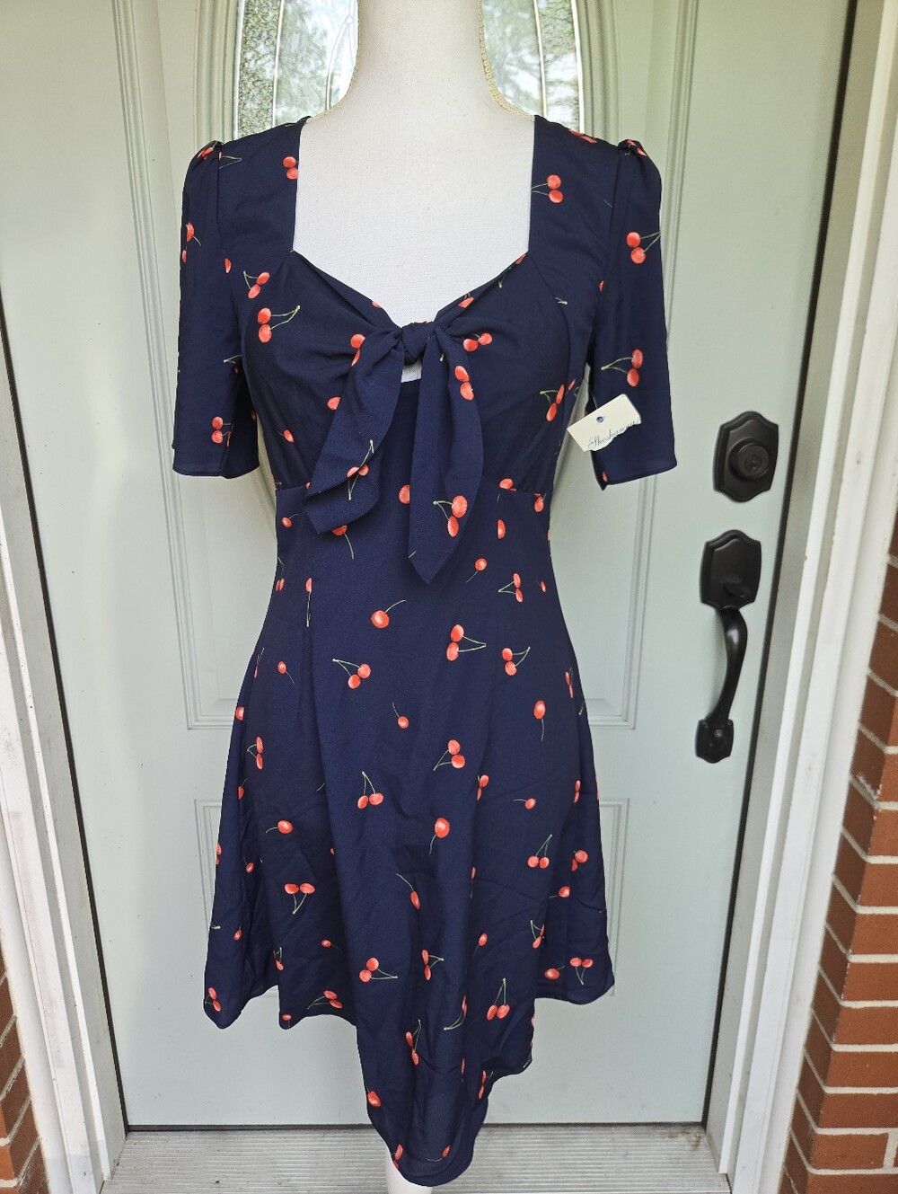 NWT Shoshanna Cherry Print Mini Dress